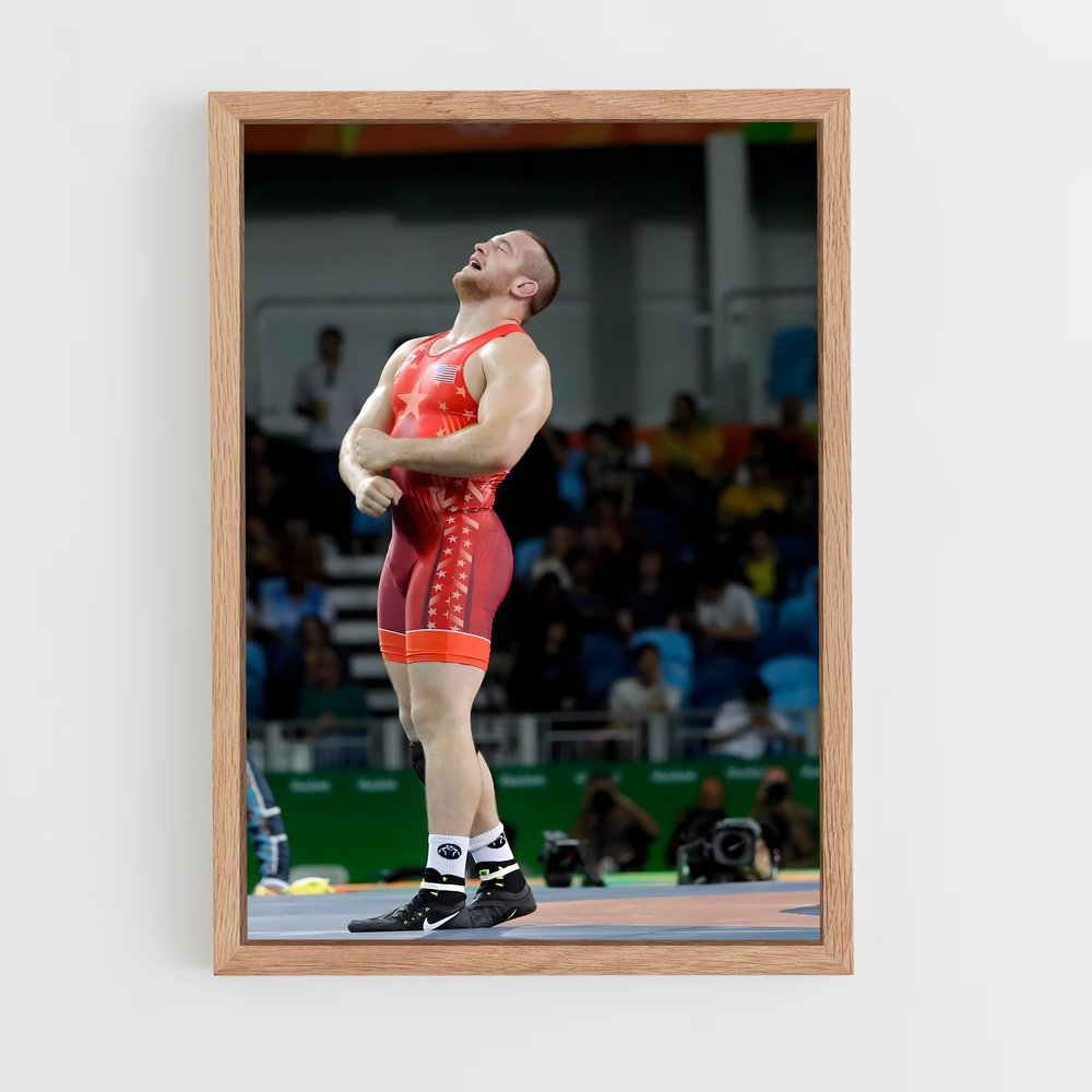Poster Kyle snyder mat – affiche Lutte (vue 4)